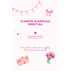 Carte cadeau digital