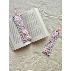 Marque-page Jasmina ruban rose