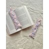 Marque-page Jasmina ruban rose