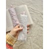 Marque-page Jasmina ruban rose