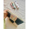 Pochette plate en patchwork Cupcake