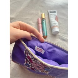 Pochette plate en patchwork