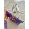 Pochette plate en patchwork