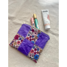 Pochette plate en patchwork