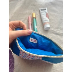 Pochette plate en patchwork Myrtille