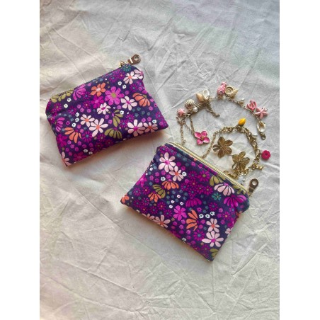 Mini pochette plate Purple