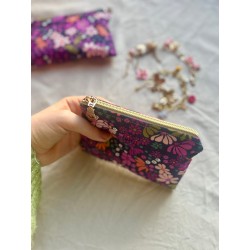 Mini pochette plate Purple