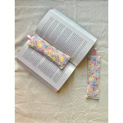 Marque-page Cupcake ruban rose