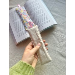 Marque-page Cupcake ruban rose