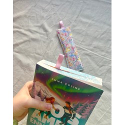 Marque-page Cupcake ruban rose