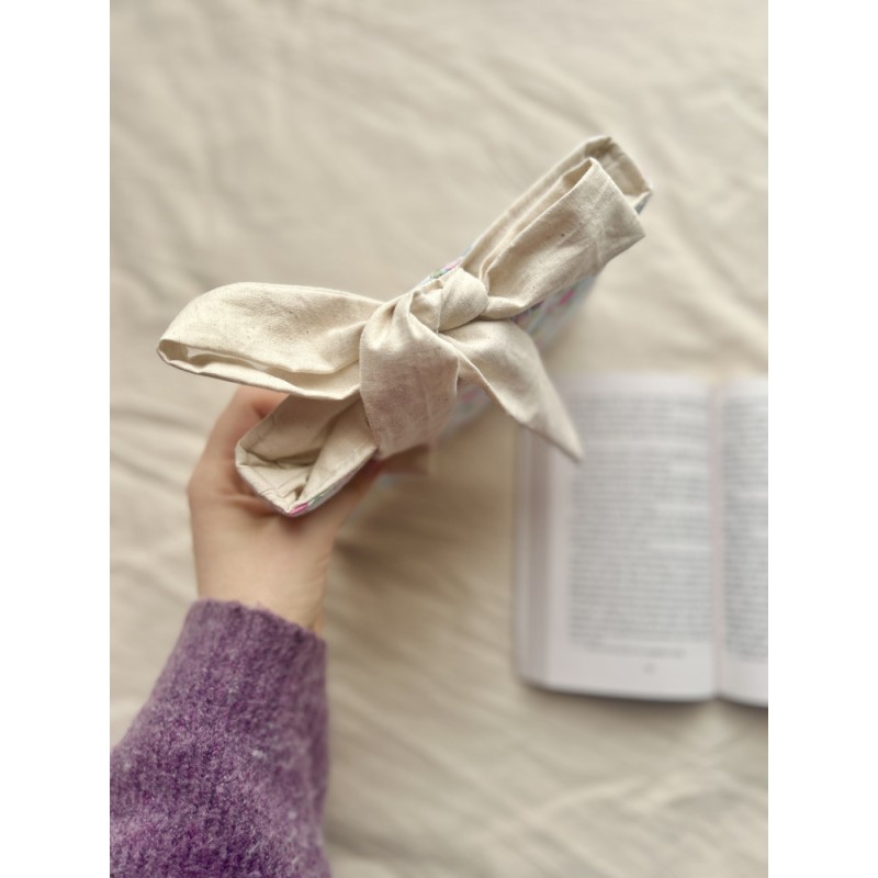 Pochette à livre Poche Fraisi avec nœud