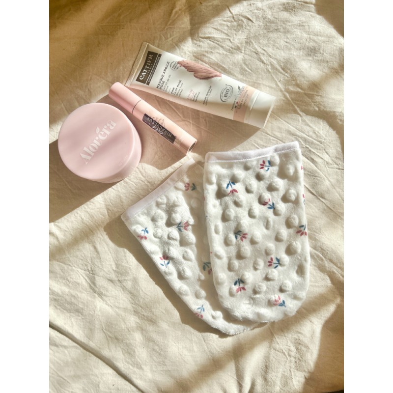 Gant Démaquillant Fleur