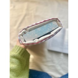 Pochette à livre Broché Vichy rouge