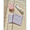 Lingette lavable Damier