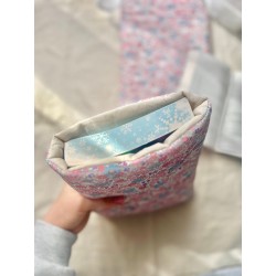 Pochette à livre Broché bleuet