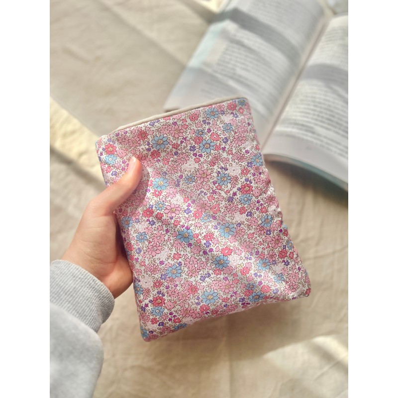 Pochette à livre Poche bleuet