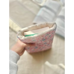 Pochette à livre Poche bleuet