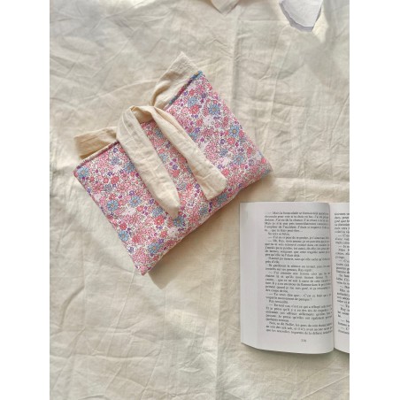Pochette à livre Poche Bleuet avec nœud
