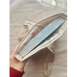 Pochette à livre Broché Dahlia avec nœud
