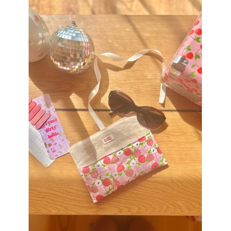 Pochette à lunettes Peach