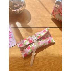 Pochette à lunettes Peach