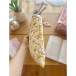 Pochette à livre broché Sunny | Fait main en coton