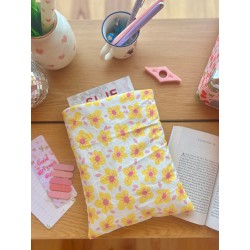 Pochette à livre broché Sunny | Fait main en coton