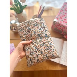 Pochette à livre broché Jasmin | Fait main en coton