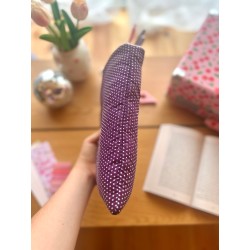 Pochette à livre broché Pois | Fait main en coton