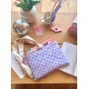 Pochette à livre poche Damier avec nœud