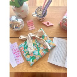 Pochette à livre poche Iris avec nœud