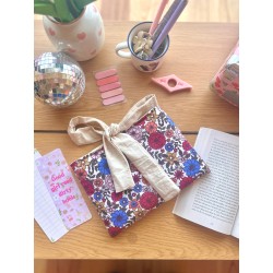 Pochette à livre poche Blue avec nœud