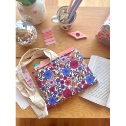 Pochette à livre poche Blue avec nœud