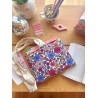 Pochette à livre poche Blue avec nœud
