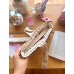 Pochette à livre poche Blue avec nœud