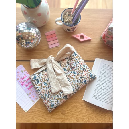 Pochette à livre poche Jasmin avec nœud
