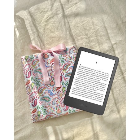 Pochette à liseuse personnalisée | Housse fait main en coton