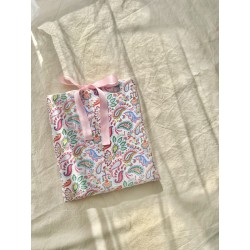 Pochette à liseuse personnalisée | Housse fait main en coton