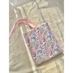 Pochette à liseuse personnalisée | Housse fait main en coton
