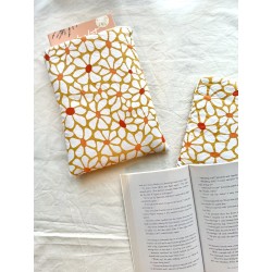 Pochette à livre broché personnalisée | Fait main en coton