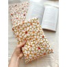 Pochette à livre broché personnalisée | Fait main en coton