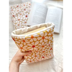 Pochette à livre broché personnalisée | Fait main en coton