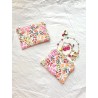Mini pochette plate personnalisée en coton | Fait main