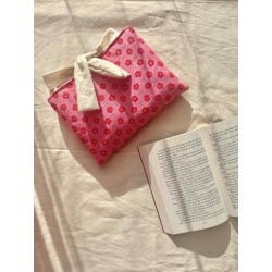 Pochette à livre poche personnalisée avec nœud | Fait main