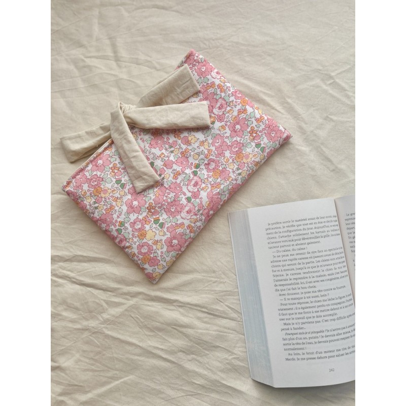 Pochette à livre broché personnalisée avec nœud | Fait main