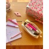 Trousse scolaire fait main en coton | Stylos & crayons