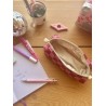 Trousse scolaire fait main en coton | Stylos & crayons