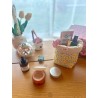 Panier de rangement salle de bain en tissu | Fait main
