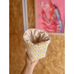 Panier de rangement salle de bain en tissu | Fait main