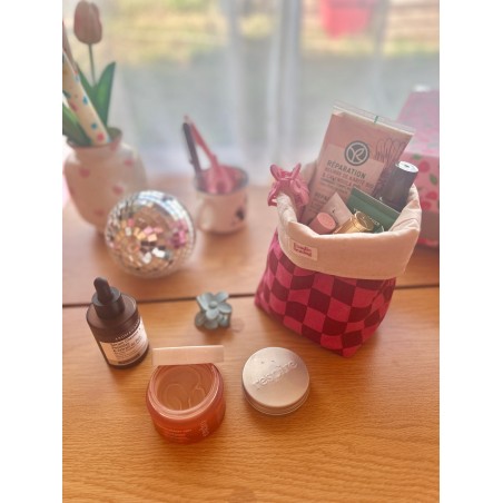 Panier de rangement salle de bain en tissu | Fait main